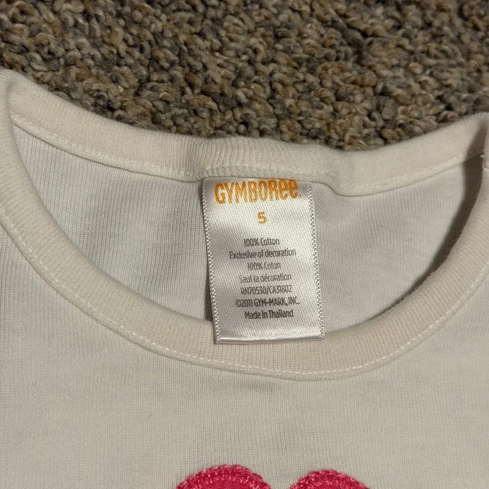 Gymboree Girls 5‎ Floral Dress Pink Green Flower Short Sleeve Spring